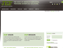 Tablet Screenshot of jamaicaemployers.com